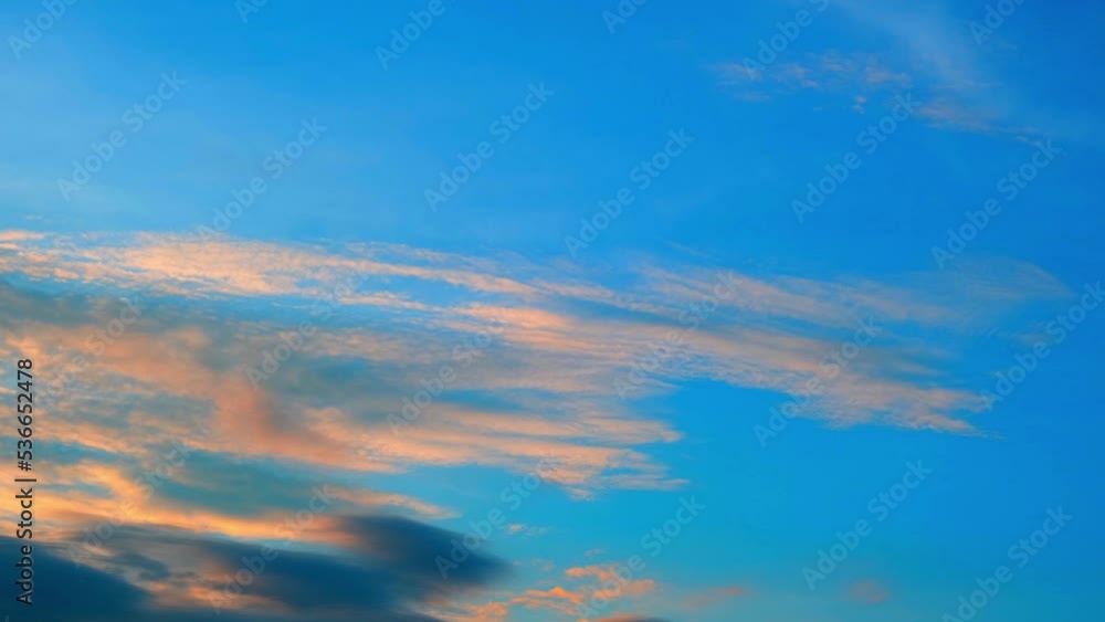 4K : Fast timelapse motion video of beautiful colorful clouds, Majestic sunrise sky landscape. cloudscape time-lapse. nature concept background.
4K : Fast timelapse motion video of beautiful colorful clouds, Majestic sunrise sky landscape. cloudscape time-lapse. nature concept background.