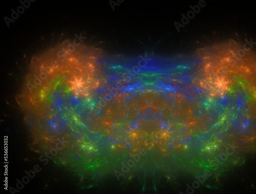 Imaginatory fractal abstract background Image