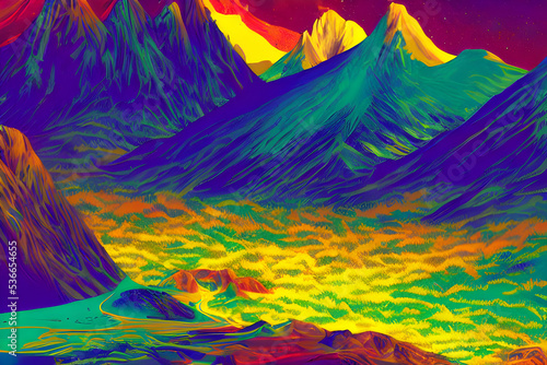 montañas colores  © Morgus