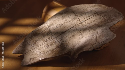  inscriptions on bone photo