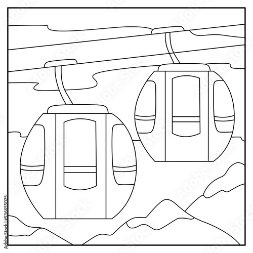Vehicle coloring pages for kids