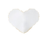 white heart shape paper