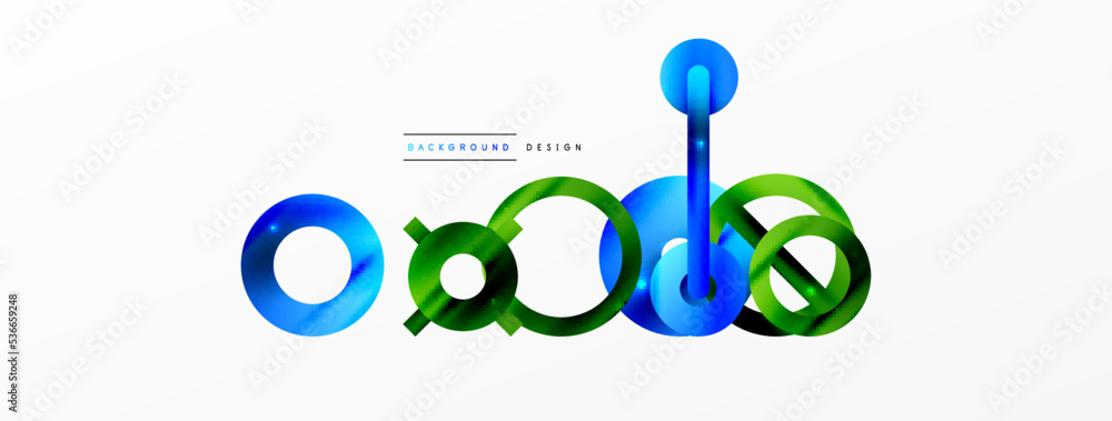 Minimal geometric abstract background. Circle, line and round shapes design. Trendy techno business template for wallpaper, banner, background or landing Minimal geometric abstract background. Circle, line and round shapes design. Trendy techno business template for wallpaper, banner, background or landing