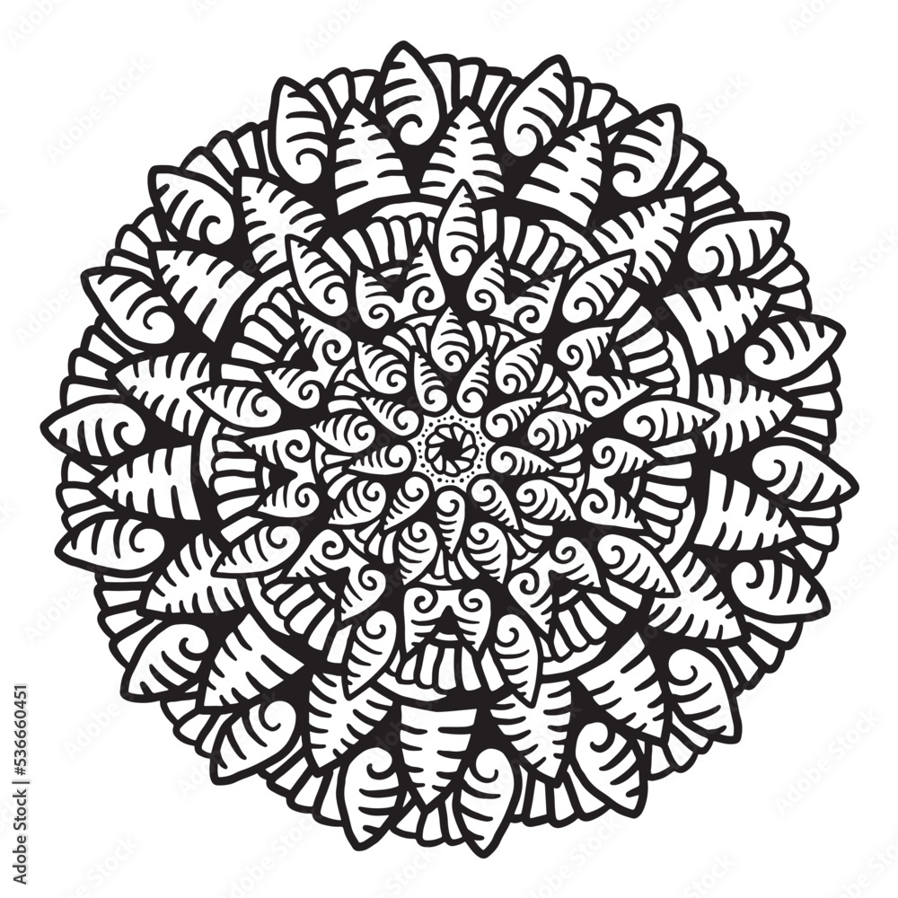 Fototapeta premium Vector Mandala Decoration pattern collection