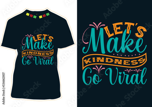 World kindness Day T-shirt design