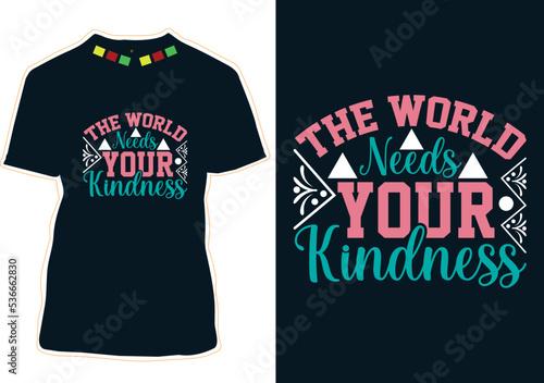 World kindness Day T-shirt design