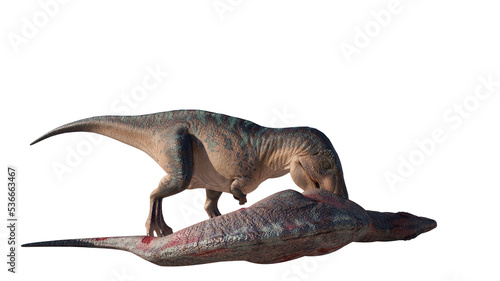 dinosaur king acrocanthosaurus. acrocanthosaurus dinosaur on a blank background PNG