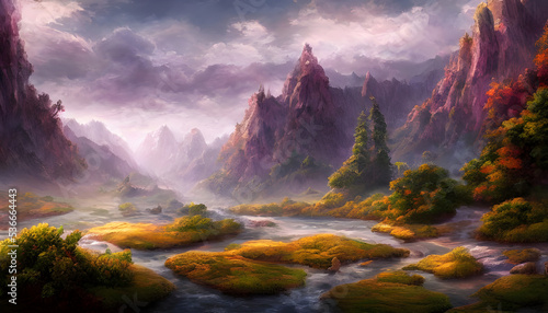 incredibly beautiful background, oil painting, realistic picture, fantasy backdrop, beautiful nature backdrop