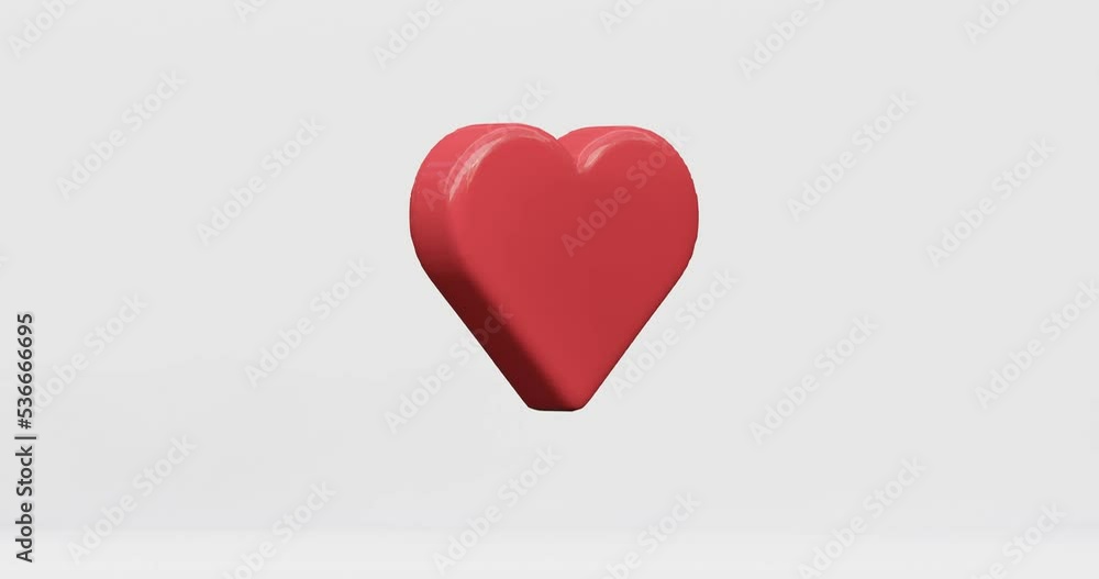 3d render of spinning heart 3d render of spinning heart