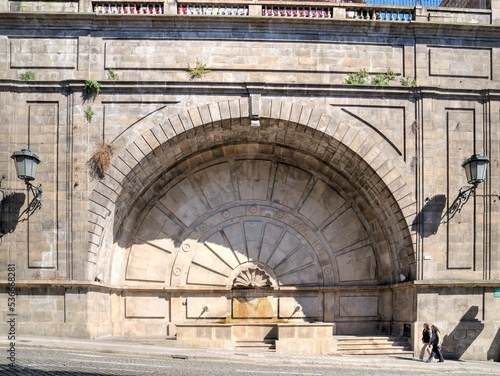 Mouzinho de Silveira Fountain (Fonte Monumental de Mouzinho da Silveira), Porto, Portugal. photo