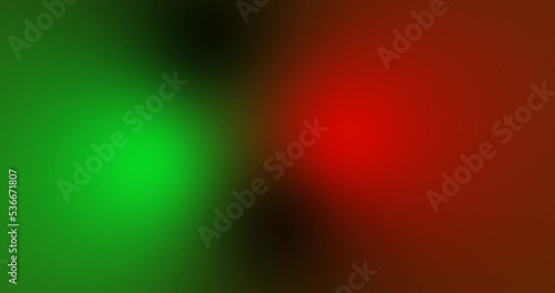 neon colors of red and green with black background, mixing colors, looping colors, gradient background, waves animation 4k  footage clip