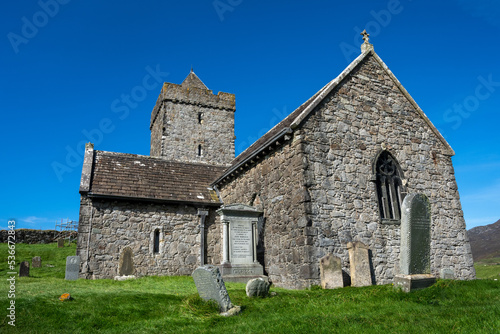 St Clement's church at Rodel on the Isle of Lewis in the Outer Hebrides Scotland photo