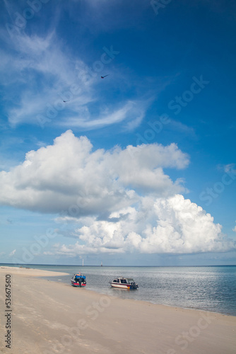 Beautiful landscape beach view from Sangalaki Island, part of Derawan Archipelago in East Kalimantan, Indonesia © HilmanFajar