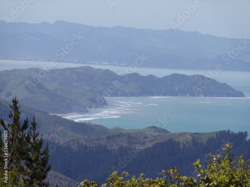 Ocean caldera in the distance