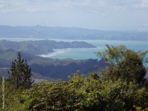 Ocean caldera in the distance