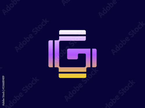 NFT Logo, G letter Logo design