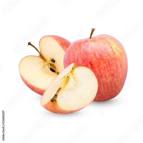 Fresh apple isolated on transparent background. (.PNG) photo