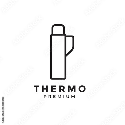 thermo water logo design vectror graphic illustration