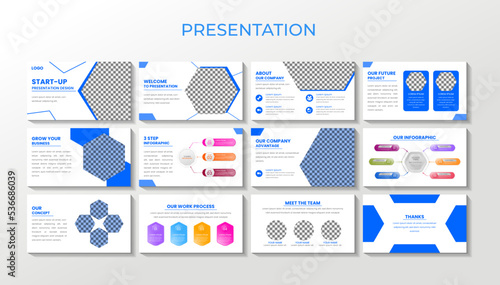 company marketing presentation report Corporate Business power point presentation template and identity design