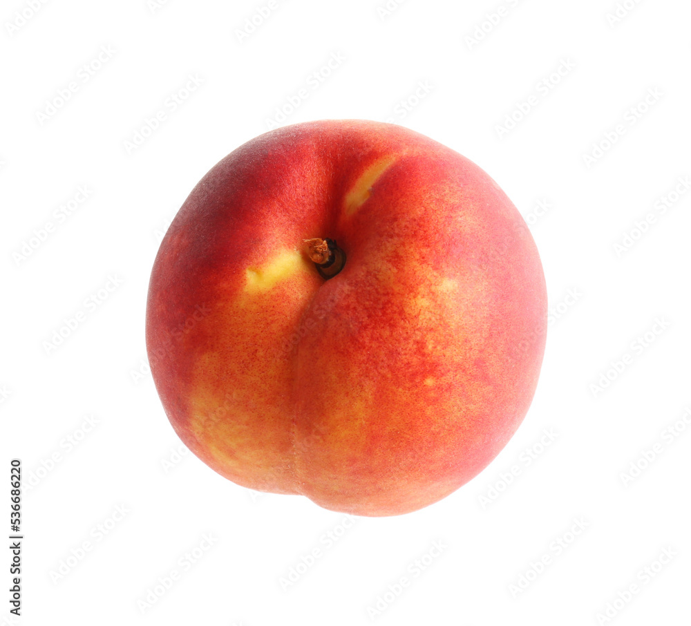 Delicious ripe juicy peach isolated on white Delicious ripe juicy peach isolated on white