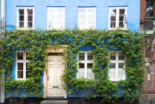 Typical house in Copenhagen  Denmark