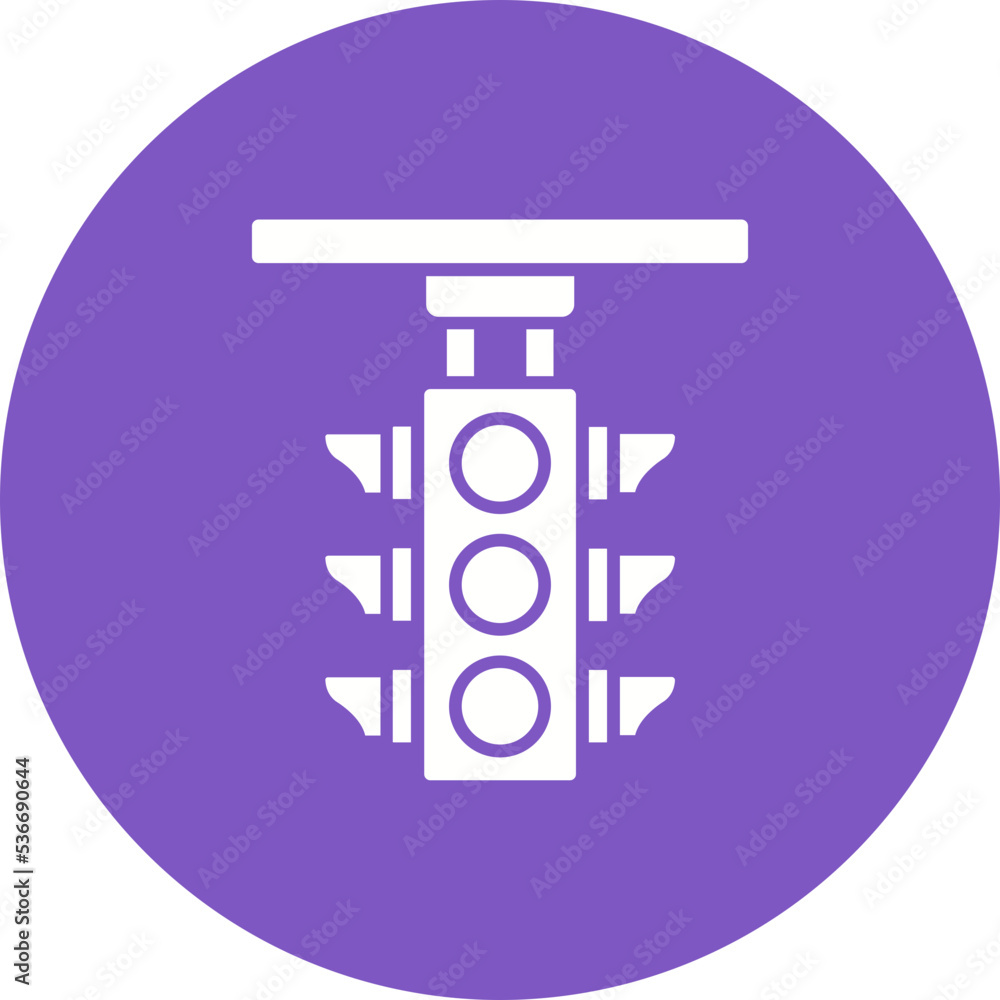 Traffic Light Multicolor Circle Glyph Inverted Icon Traffic Light Multicolor Circle Glyph Inverted Icon