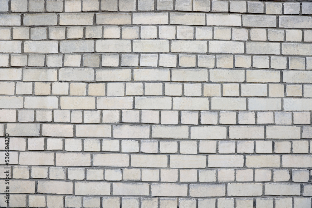 Texture of white brick wall as background Texture of white brick wall as background