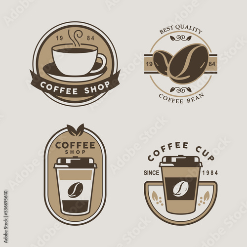 Coffee logo collection