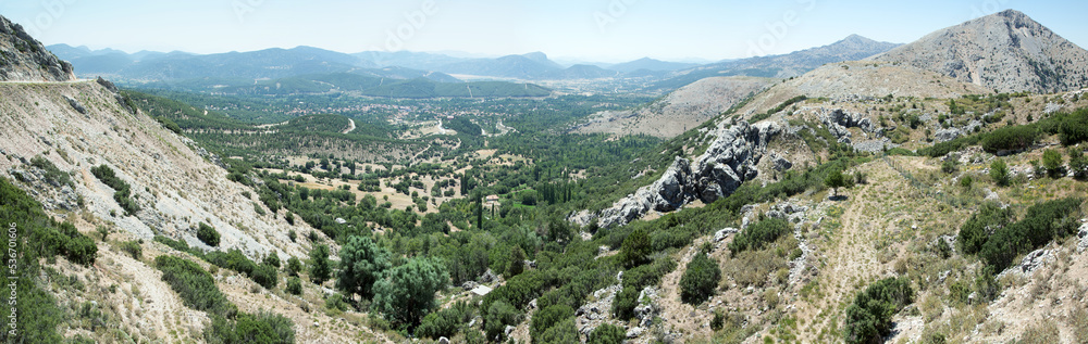 The Valley View From Sagalassos Ancient City The Valley View From Sagalassos Ancient City