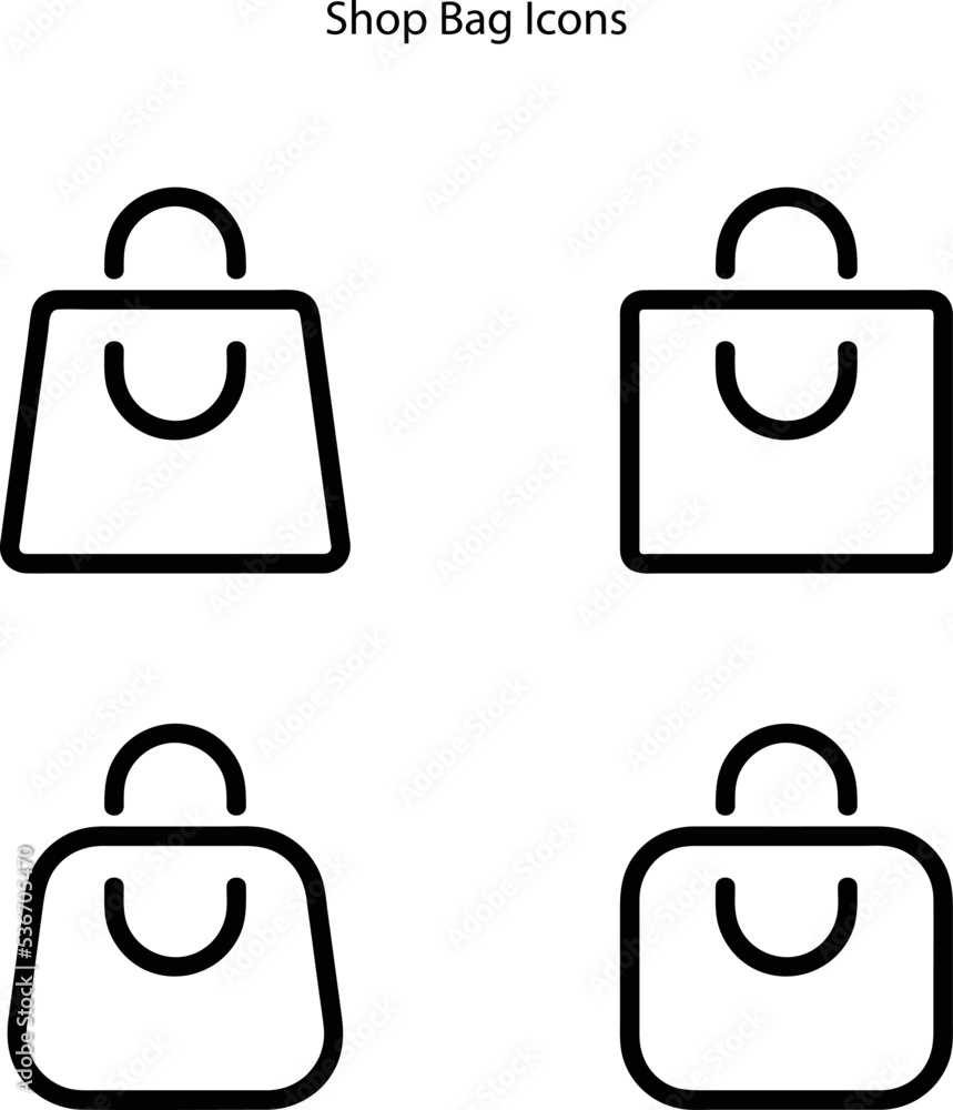 Shopping Bag icon. Online Shop icon. Shopping Bag icon logo template. Shopping Bag vector icon design for web icon, logo, sign, symbol, app UI. Shopping Bag icon. Online Shop icon. Shopping Bag icon logo template. Shopping Bag vector icon design for web icon, logo, sign, symbol, app UI.