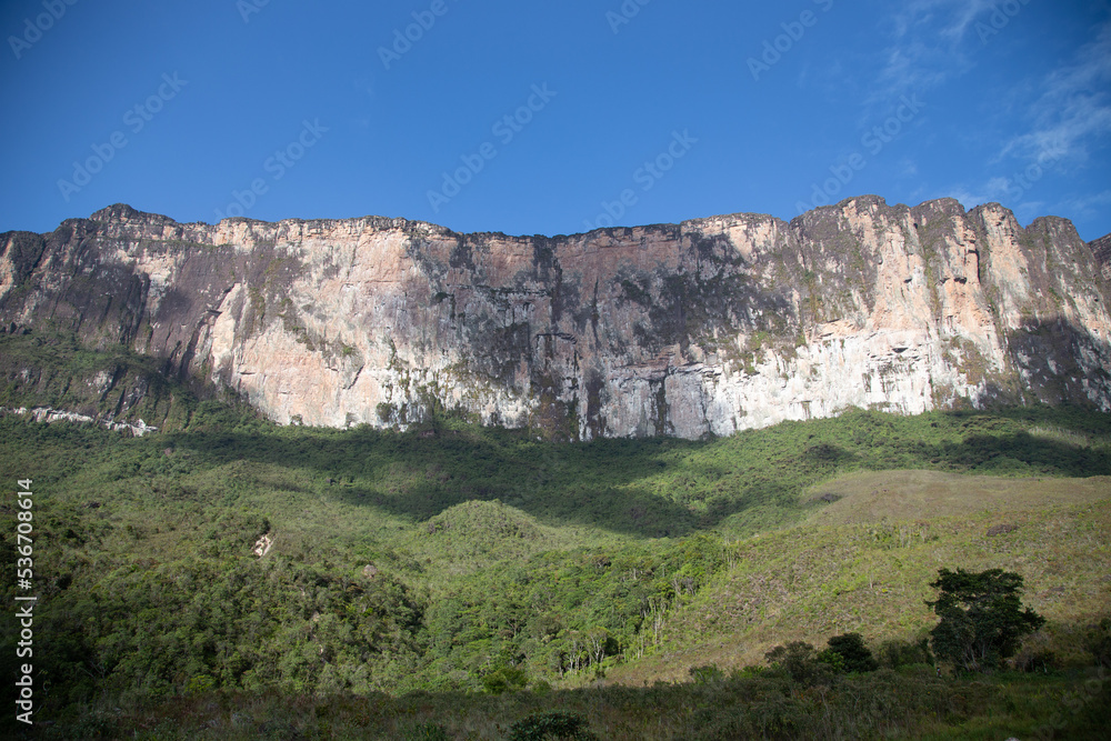 Naklejka premium Mount Roraima, Brazil, lost world, planet earth.