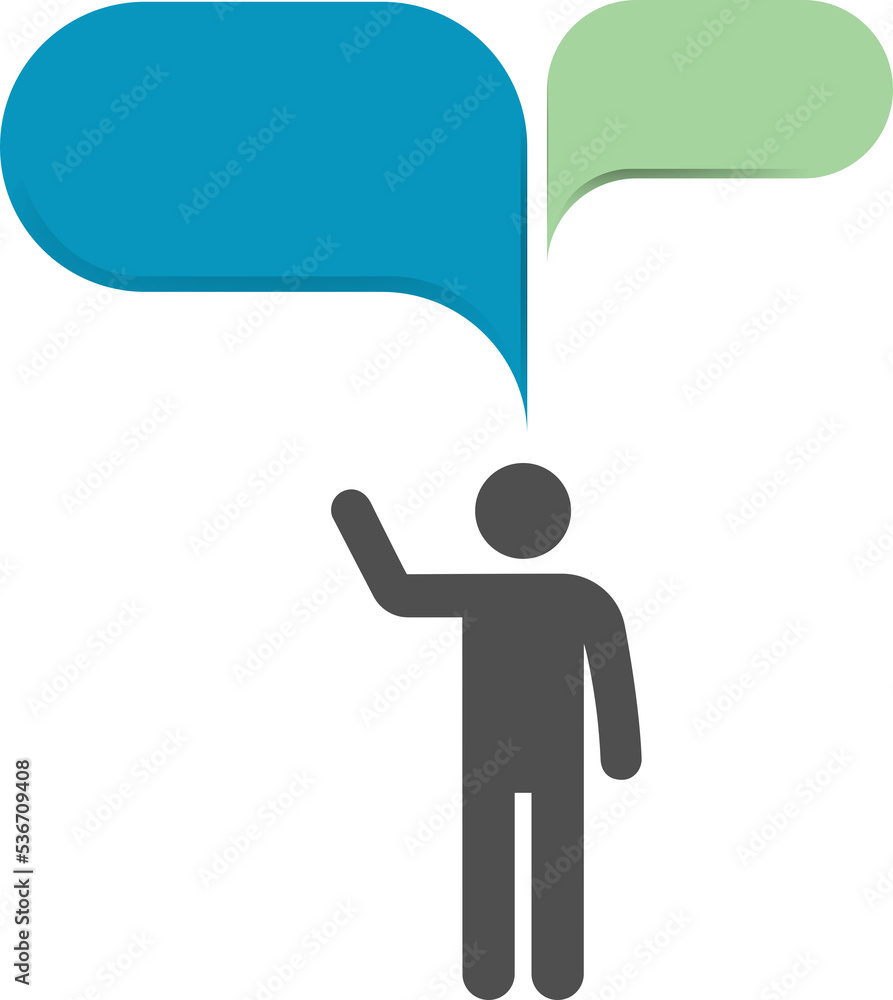 Modern infographics bubble speech template style Modern infographics bubble speech template style