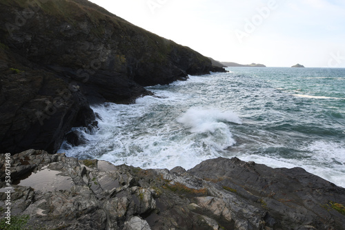 Cliffs at Port Quin the North Cornish Coast 