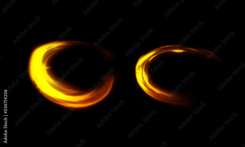 Light effect with curves Light effect with curves
