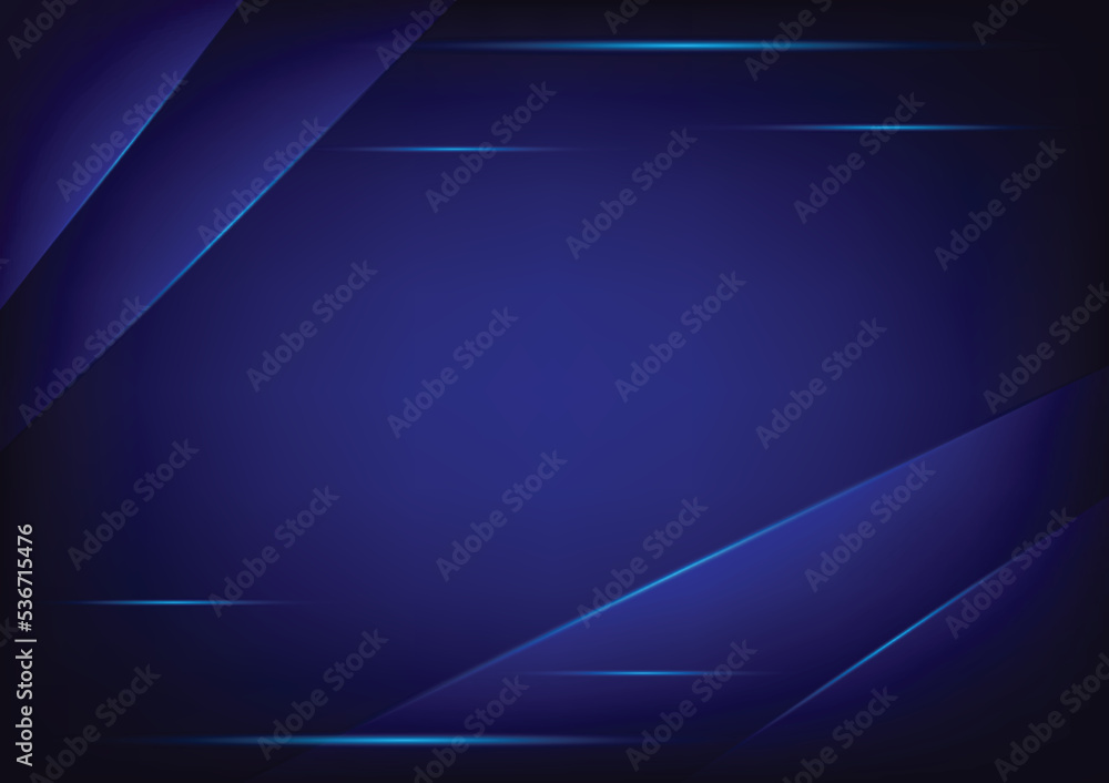 Obraz premium Presentation theme dark blue color 