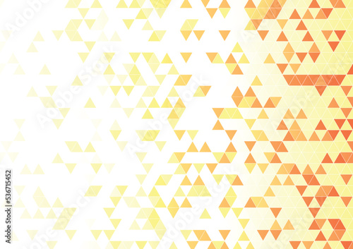 Gold fade glitter polygon background