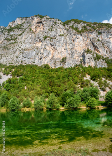 Lago di Nembia Lake of Nembia, popular tourist destination in Italy
