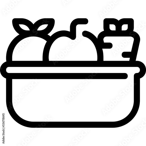 health fruit vegetable cancer diet icon