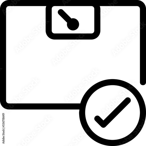 weight check control icon