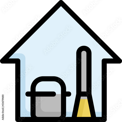 house cleaning clean icon