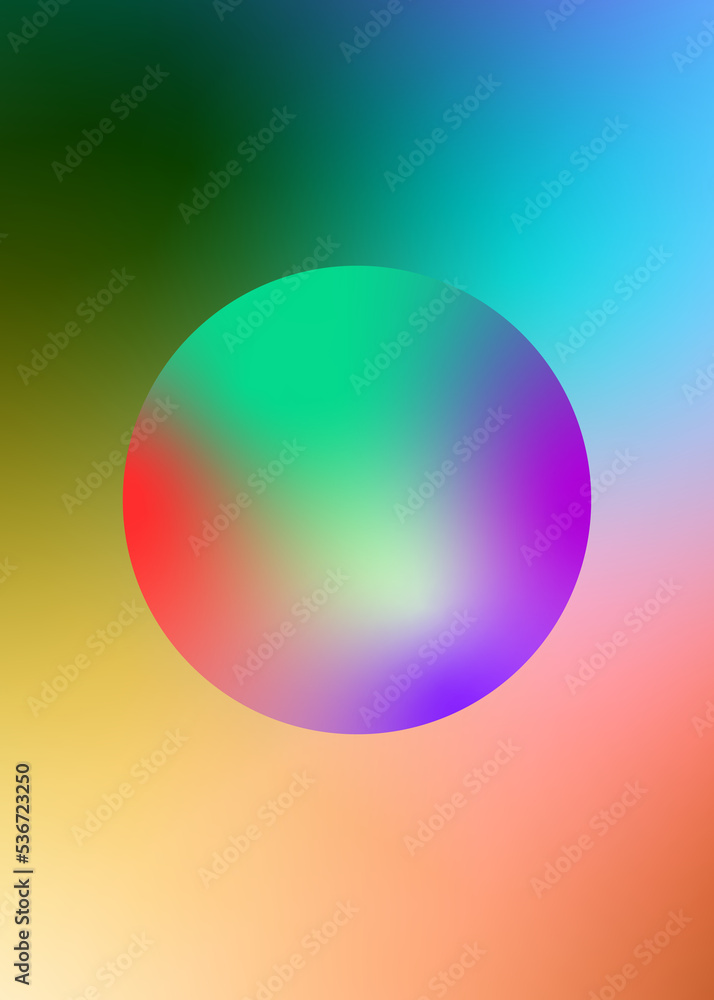 Gradient Sphere Aura Background