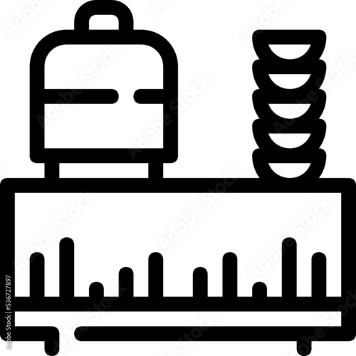 breakfast buffet icon
