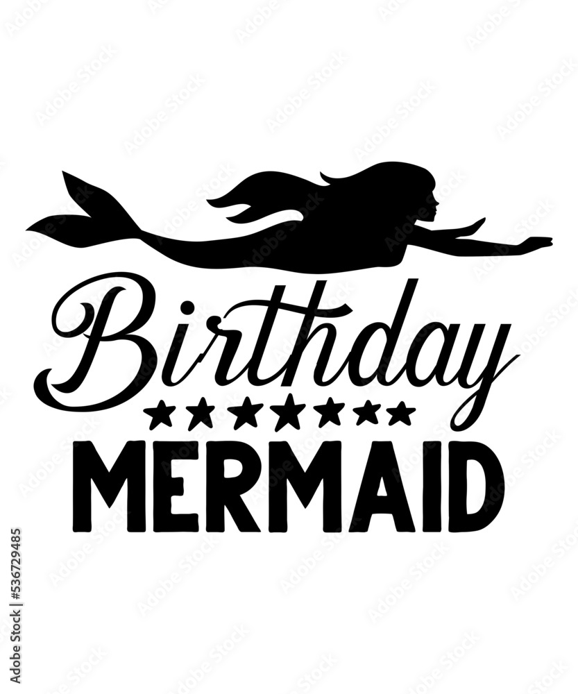 Mermaid SVG Bundle, Mermaid Tail, Mermaid Party,Mermaid SVG Bundle