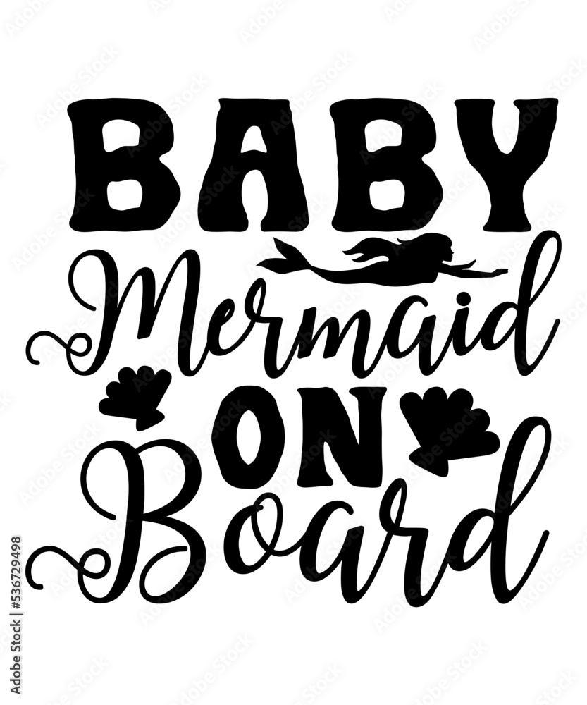 Mermaid SVG Bundle, Mermaid Tail, Mermaid Party,Mermaid SVG Bundle