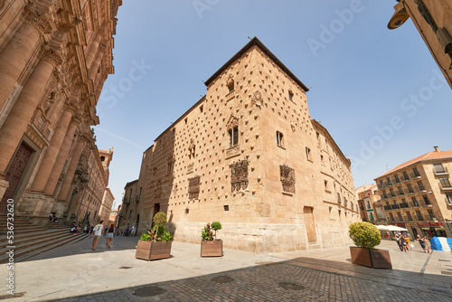 Fotografie La casa de las Conchas, Salamanca City, Province of Salamanca, Spain, Europe