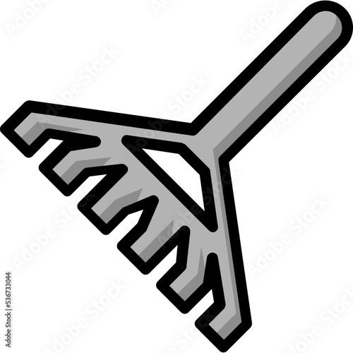 rake fork harrow icon