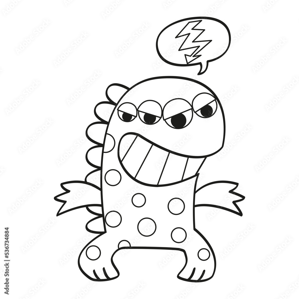 Angry monster clipart Angry monster clipart