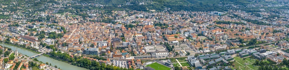 Trento - Trentino - Tirent Panorama Alt Stadt