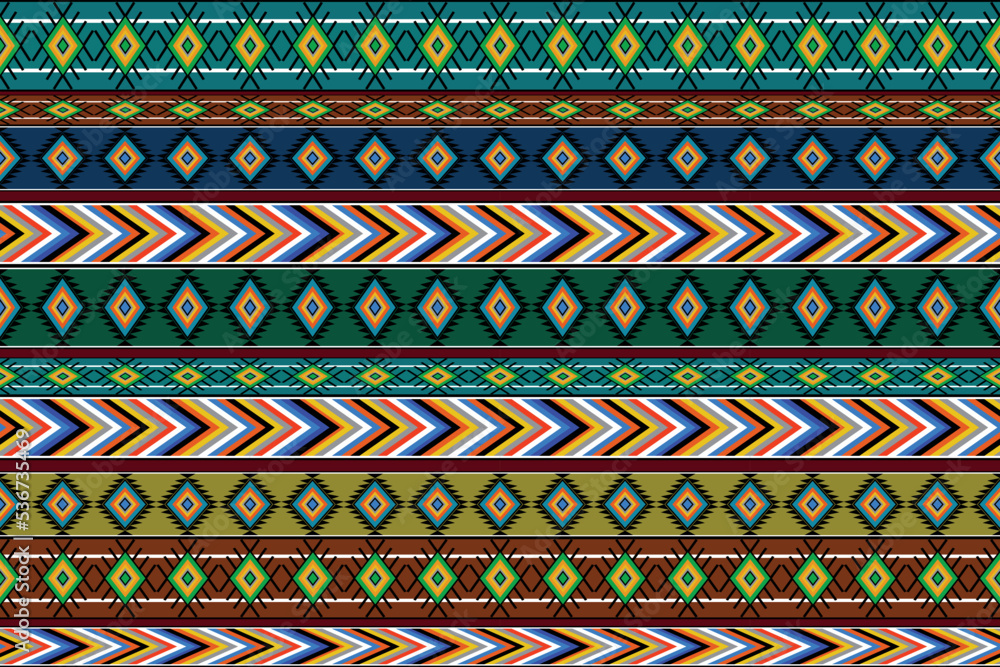 Fabric pattern geometric ethnic native style seamless pattern aztec african Fabric pattern geometric ethnic native style seamless pattern aztec african