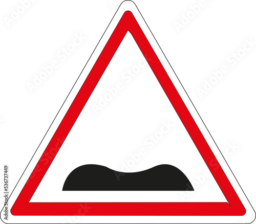 Panneau routier: Dos d'âne 